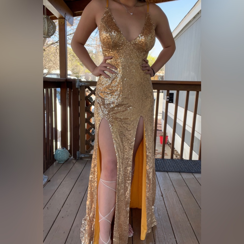 Gold Dress
